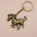 Metal Horse Shape Keychain Bag Charm Key Ring view 6