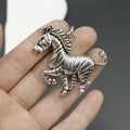 Metal Horse Shape Keychain Bag Charm Key Ring view 4