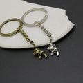 Zinc Alloy Cute Cat Keychain Bag Charm Gift view 4