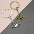Zinc Alloy Dinosaur Keychain for Bag Charm Gift view 1