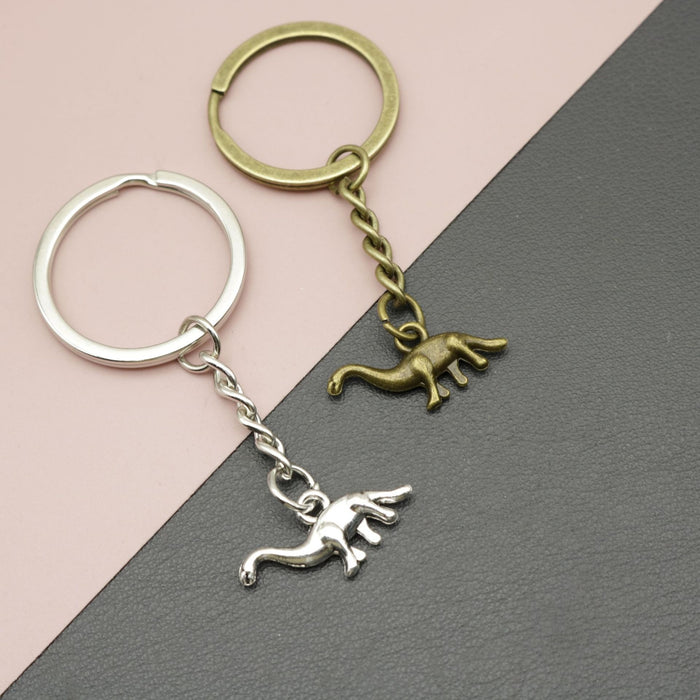 Zinc Alloy Dinosaur Keychain for Bag Charm Gift