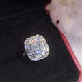 Square Sugar Palace Style Princess Ring, European Fashion Engagement Jewelry For Women view 2