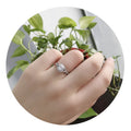 Princess Square Cut Zircon Inlaid Ring For Women, Fashion Engagement And Proposal Jewelry view 5