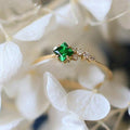 Japanese Fresh Vintage Zircon Prosperity Ring Fashion Personalized Index Knuckle Niche Design Jewelry view 2
