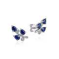 European Style Leaf And Fruit Stud Earrings, Elegant Teardrop Creative Korean Fashion Earrings view 2