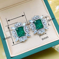 Vintage European Style Simulated Floral Stud Earrings For Luxury Banquet Evening Dresses view 5
