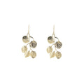 Elegant Vintage Gold Alloy Multi Leaf Branch Long Hook Drop Statement Dangle Fashion Earrings view 5
