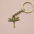 Metal Simple Dragonfly Shape Keychain Bag Charm view 6