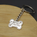 Metal Dog Bone Memorial Keychain Pet Gift view 4