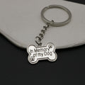 Metal Dog Bone Memorial Keychain Pet Gift view 3