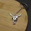Metal Bull Head Keychain Bag Charm view 4