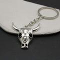 Metal Bull Head Keychain Bag Charm view 3