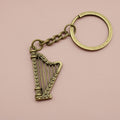 Zinc Alloy Minimalist Harp Keychain Key Ring Gift view 6
