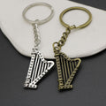 Zinc Alloy Minimalist Harp Keychain Key Ring Gift view 4