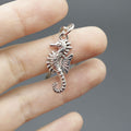 Zinc Alloy Minimalist Seahorse Keychain Bag Charm Gift view 4