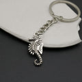 Zinc Alloy Minimalist Seahorse Keychain Bag Charm Gift view 3