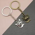 Metal Cat Keychain Bag Charm view 1