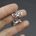 Metal Cat Keychain Bag Charm view 3