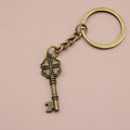 Metal Four Leaf Clover Heart Keychain Gift view 6