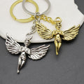 Zinc Alloy Six Wing Angel Keychain Bag Charm Gift view 4
