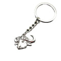 Zinc Alloy Bull Head Keychain Car Key Ring Gift view 5