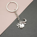 Zinc Alloy Bull Head Keychain Car Key Ring Gift view 1