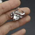 Zinc Alloy Bull Head Keychain Car Key Ring Gift view 3