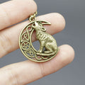 Metal Viking Wolf Keychain Bag Charm view 4