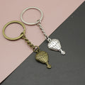 Metal Minimalist Hot Air Balloon Keychain Bag Charm Gift view 1