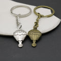 Metal Minimalist Hot Air Balloon Keychain Bag Charm Gift view 4