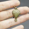 Metal Minimalist Hot Air Balloon Keychain Bag Charm Gift view 3