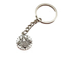 Zinc Alloy Double Sided Bee Keychain For Bag Charm view 5