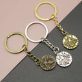 Zinc Alloy Double Sided Bee Keychain For Bag Charm view 1