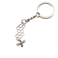 Zinc Alloy Simple Bee Keychain Bag Charm Gift view 5