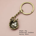 Zinc Alloy Bird Nest Keychain Simple Bag Charm Gift view 2