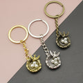 Zinc Alloy Bird Nest Keychain Simple Bag Charm Gift view 1