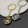 Zinc Alloy Bird Nest Keychain Simple Bag Charm Gift view 4