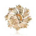 Metal Alloy Fireworks Shape Brooch For Women's Clothing Decoration view 5