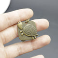 Metal Turtle Keychain Bag Charm Key Ring Gift view 3