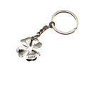 Metal Lucky Four Leaf Clover Keychain Bag Charm Gift view 5