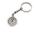 Zinc Alloy Compass Clock Keychain Travel Key Ring view 5