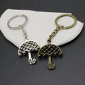 Metal Umbrella Keychain Bag Charm – Antique Copper view 4