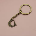 Zinc Alloy Star Moon Eiffel Tower Keychain Bag Charm view 6