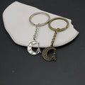 Zinc Alloy Star Moon Eiffel Tower Keychain Bag Charm view 4