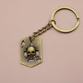 Metal Spade Ace Skull Card Keychain For Bag Charm view 6