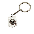 Metal Spade Ace Skull Card Keychain For Bag Charm view 5