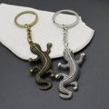 Zinc Alloy Lizard Gecko Keychain Simple Bag Charm Gift view 3