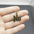 Metal Letter No Keychain Bag Charm Key Ring Gift view 4