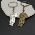 Metal Little Girl Keychain For Bag Charm Gift view 4