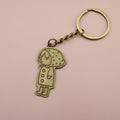 Metal Little Girl Keychain For Bag Charm Gift view 6